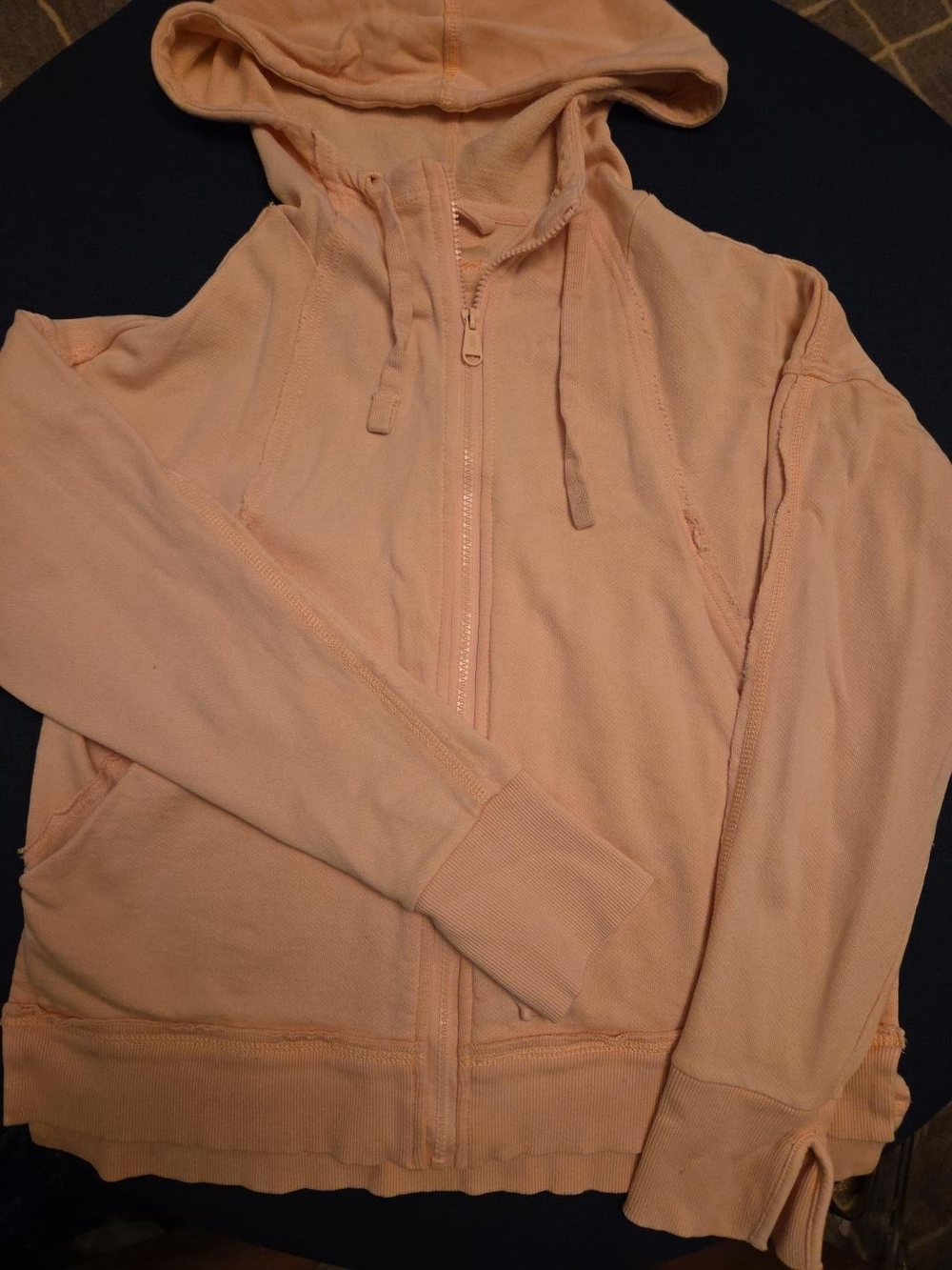 FP Movement by Free People Peach Zip-Up Hoodie